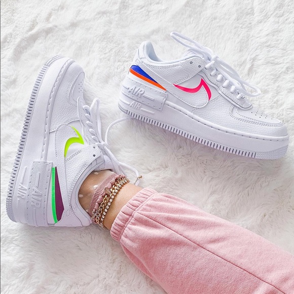 Nike Custom reflective 🌈 air force 1 sneaker - Picture 4 of 4